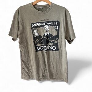 Vintage Jimmy Buffett Margaritaville Volcano T-Shirt Made in USA Anvil XL